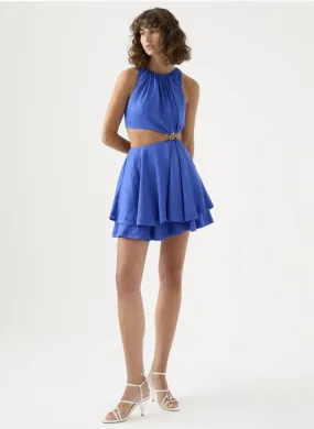 Aje Holt Cut out Ring Mini Dress Blue Size 10 / M