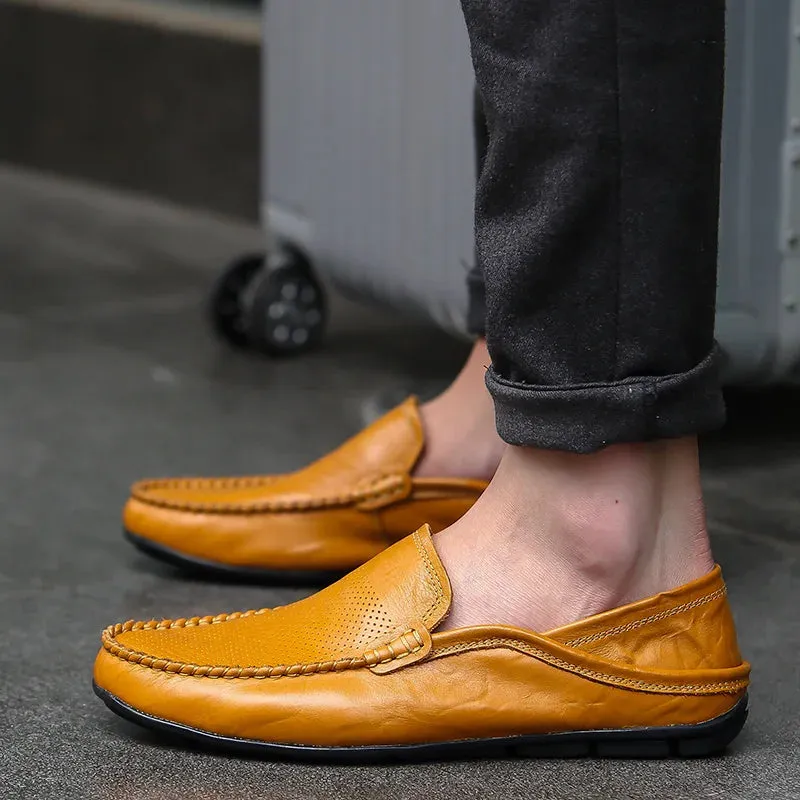 ALDO GENUINE COWHIDE LEATHER LOAFERS
