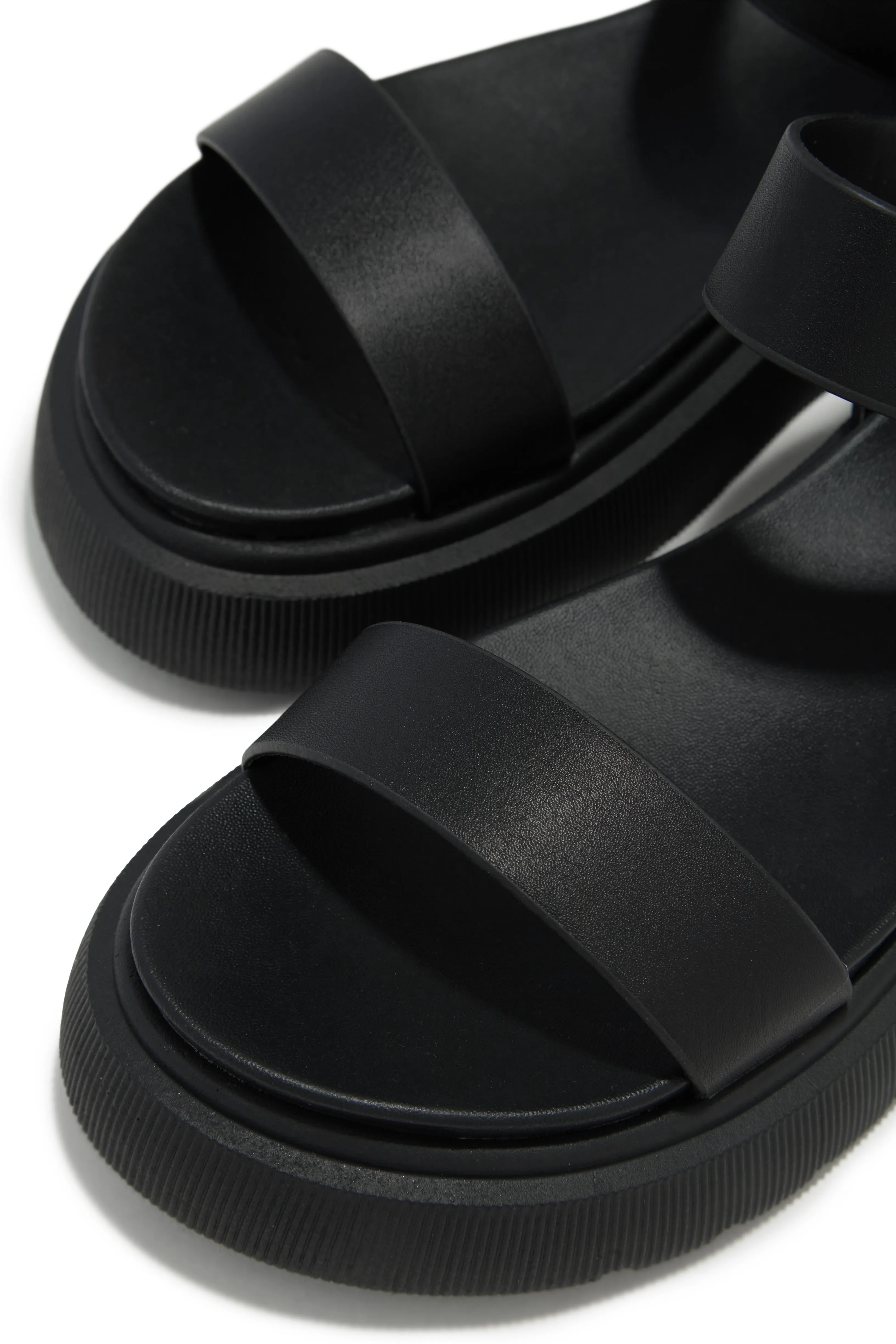 Ameline Chunky Sandals - Black