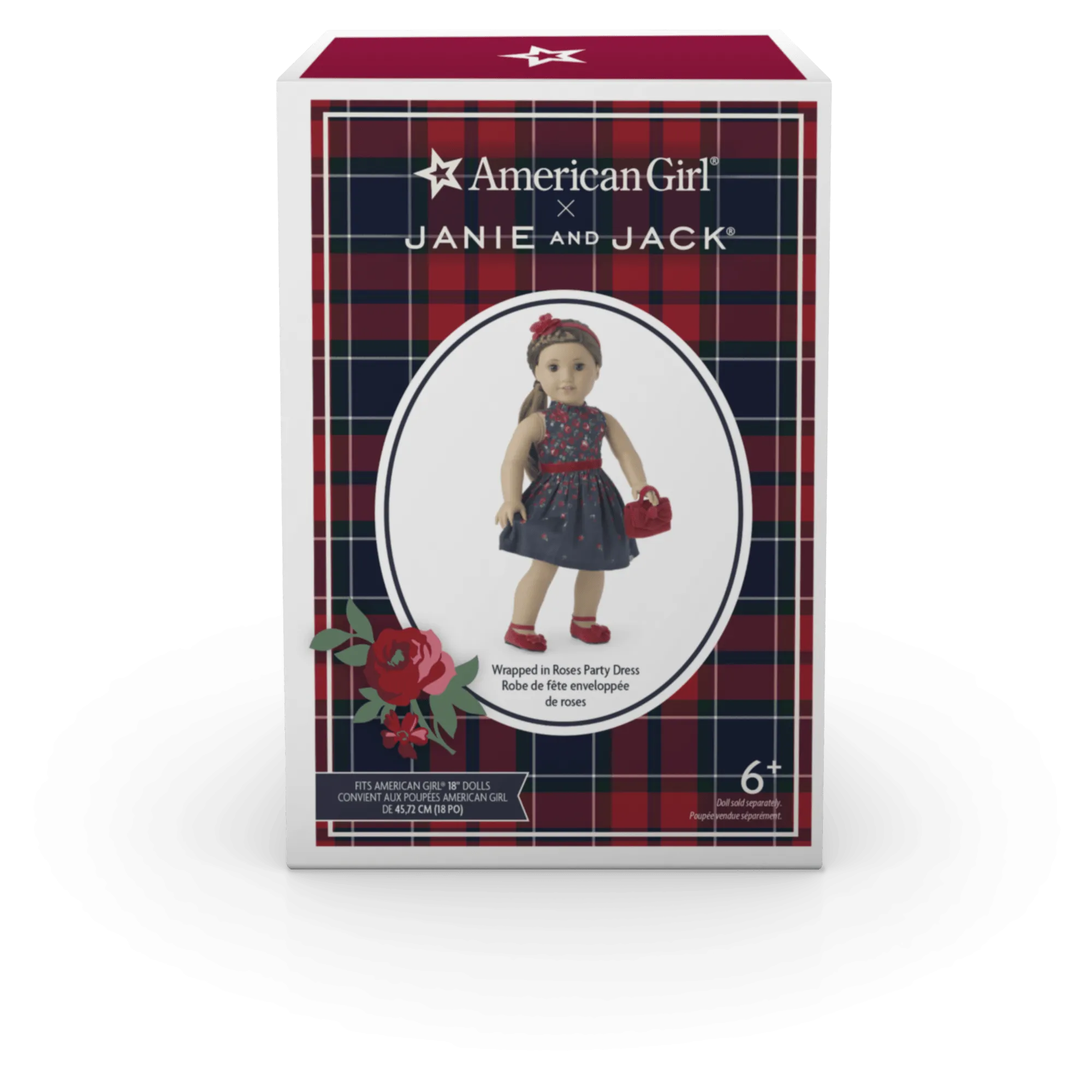 American Girl® x Janie and Jack Wrapped in Roses Party Dress for 18-inch Dolls