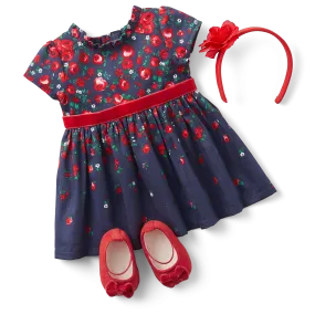 American Girl® x Janie and Jack Wrapped in Roses Party Dress for Bitty Baby® Dolls