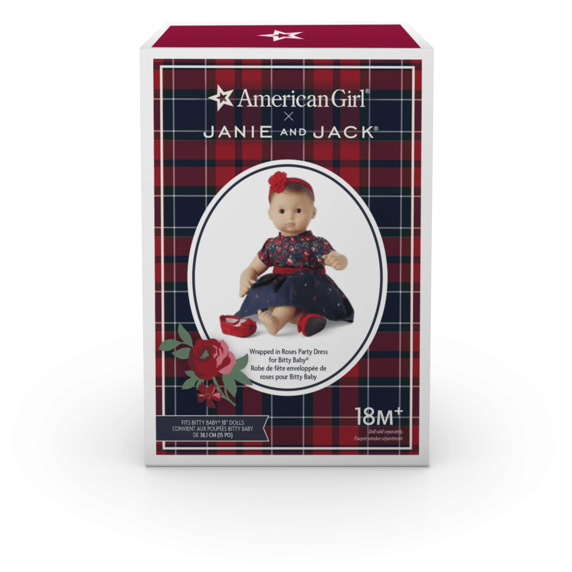 American Girl® x Janie and Jack Wrapped in Roses Party Dress for Bitty Baby® Dolls