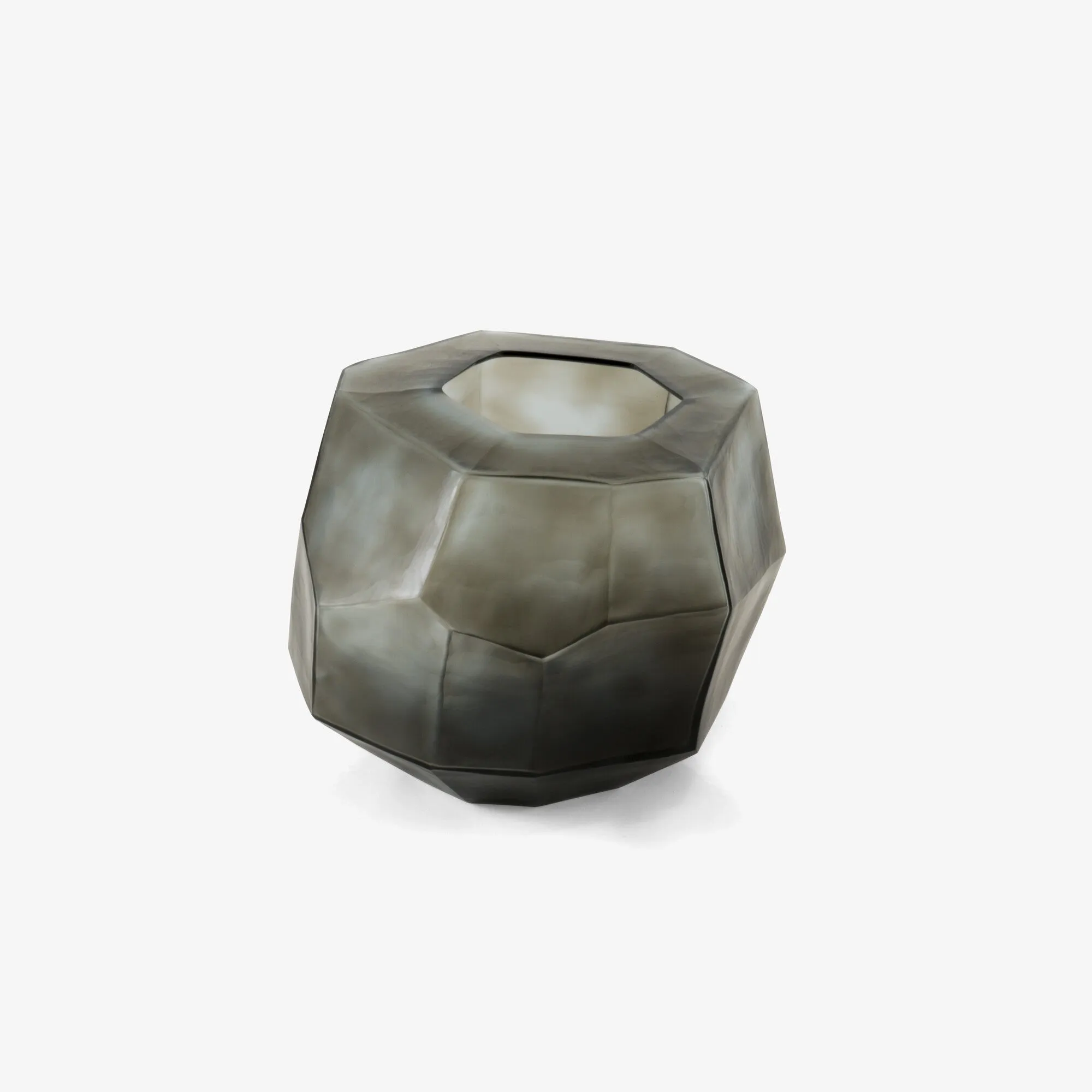 Asymetric Set Of 2 Vases Khaki