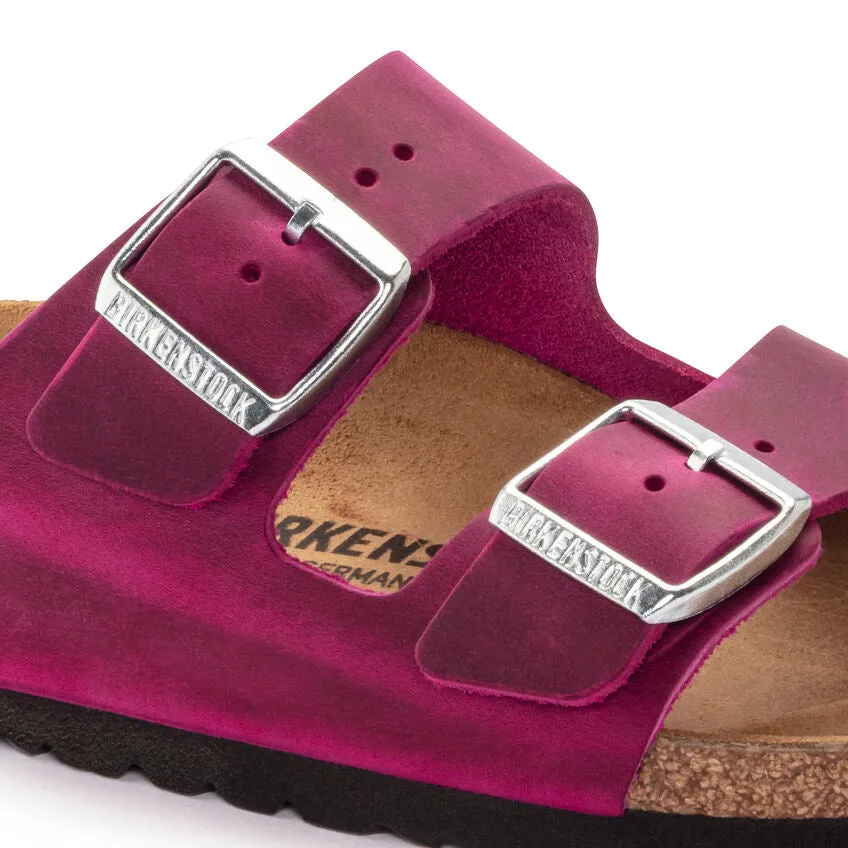 Birkenstock 1024047 Arizona Oiled Leather Festival Fuchsia