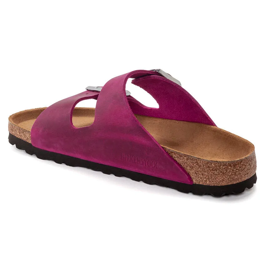 Birkenstock 1024047 Arizona Oiled Leather Festival Fuchsia