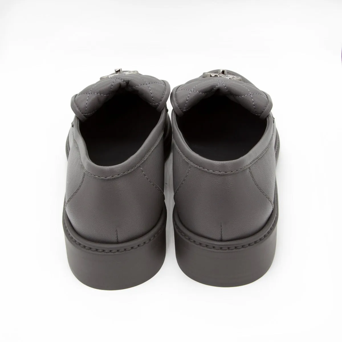 CC Quilted Leather Loafers