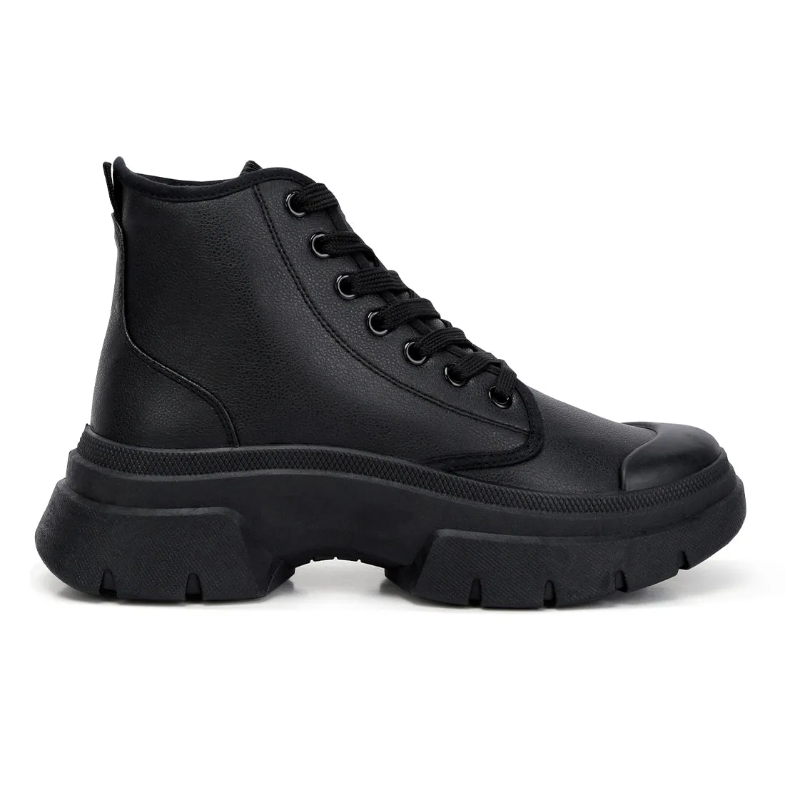 Chunky Lace Up Boots