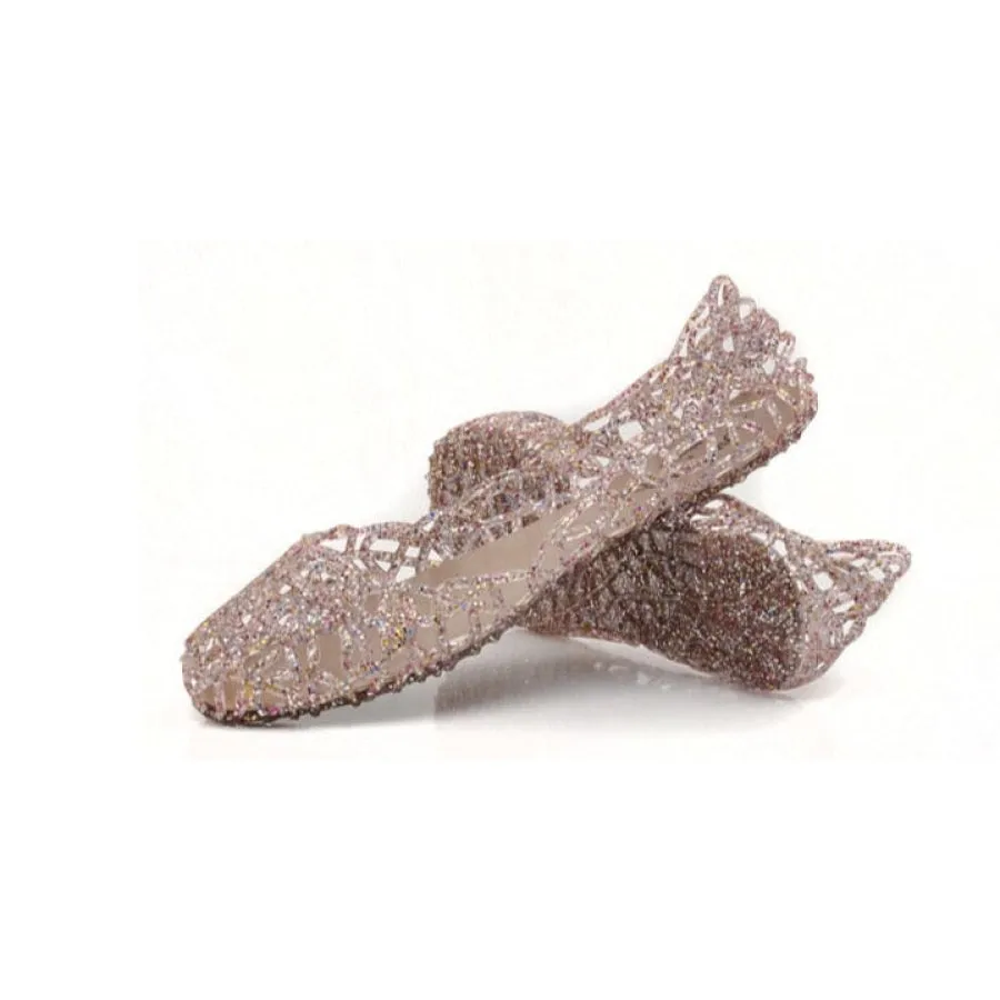 Crystal Jelly Bird Nest Sandals