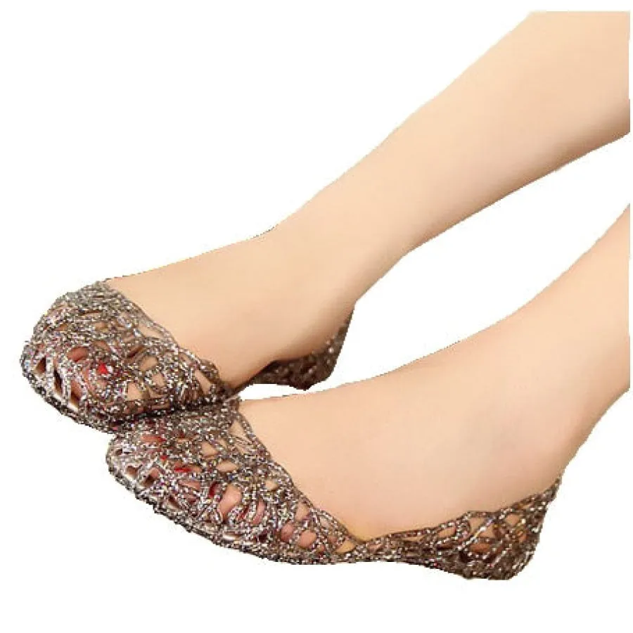 Crystal Jelly Bird Nest Sandals
