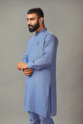 Denim Sky Blue Kurta Shalwar