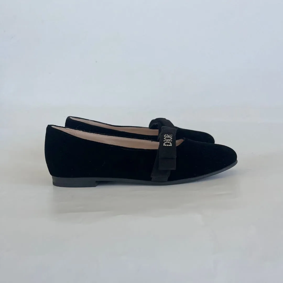 Dior Black Velvet Children's Ballerina, 32
