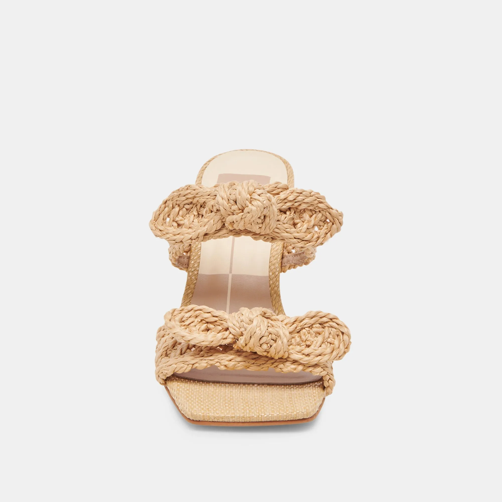 Dolce Vita Niyah Heels in Light Natural Raffia