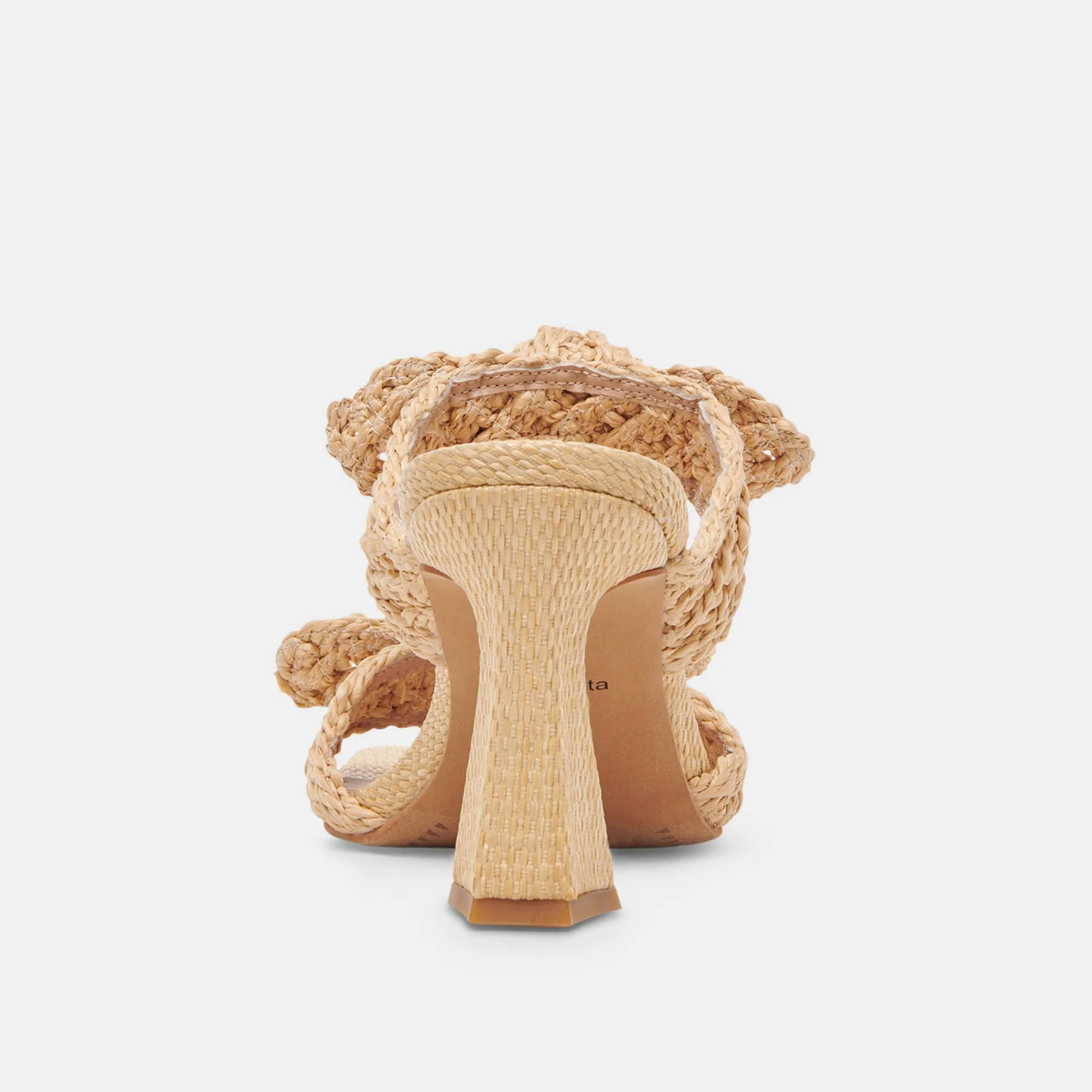 Dolce Vita Niyah Heels in Light Natural Raffia