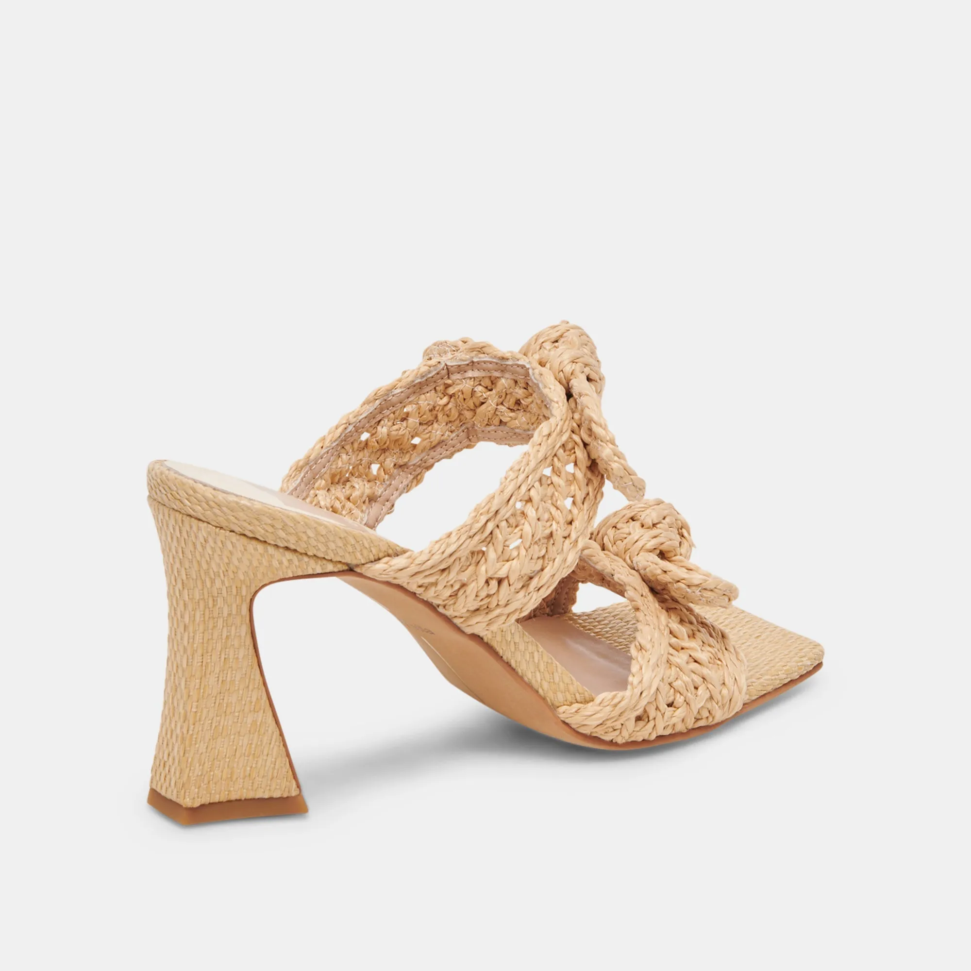 Dolce Vita Niyah Heels in Light Natural Raffia