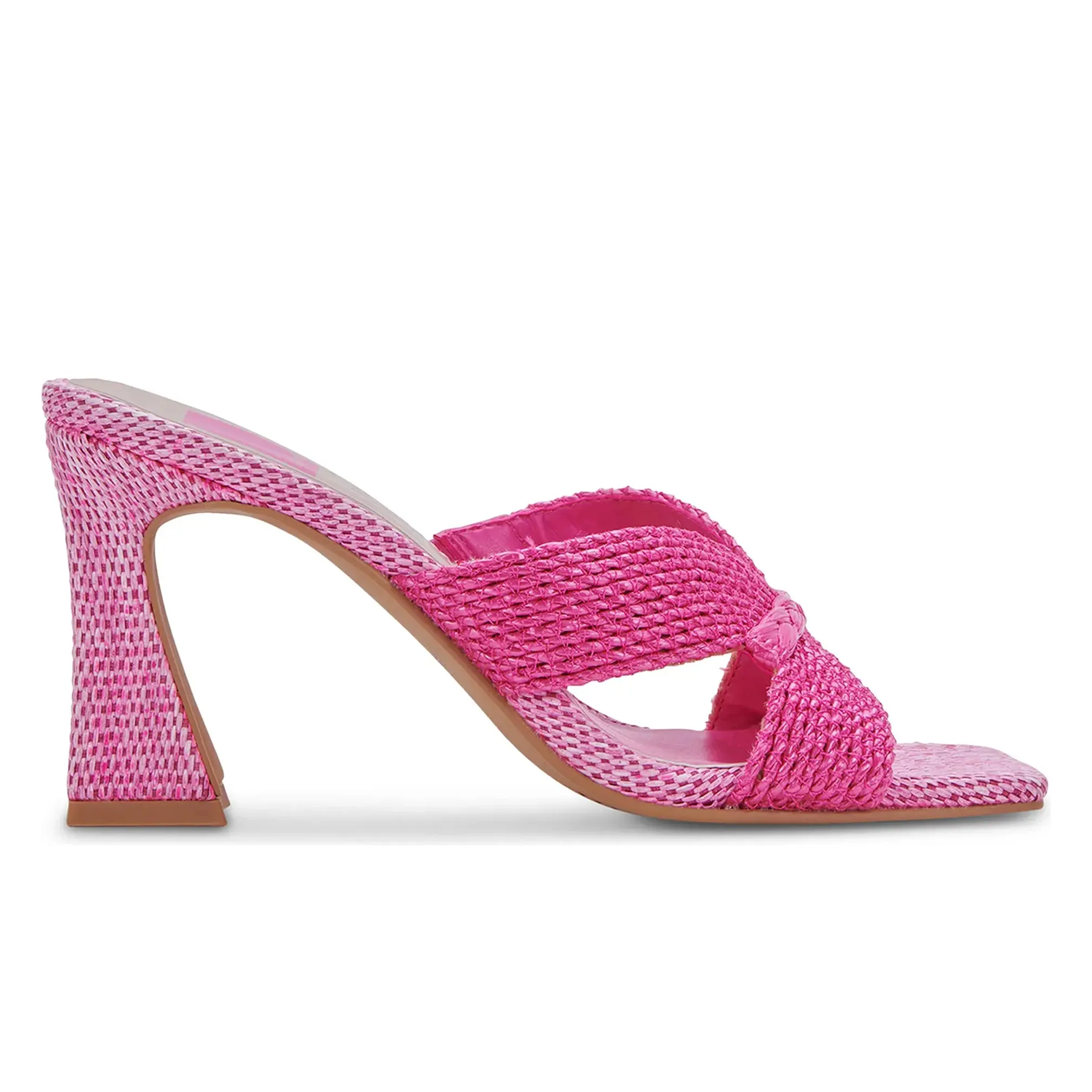 Dolce Vita Womens Nitro Orchid Raffia Heels