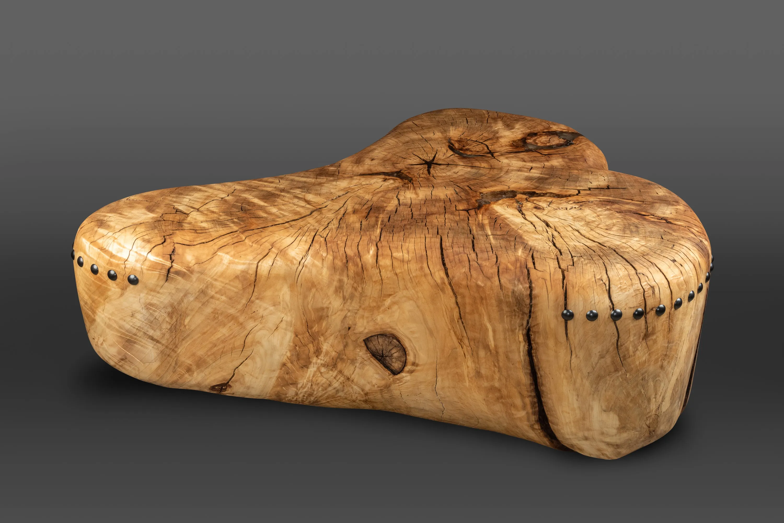 ELYRIA, Giant Cottonwood sculptural lounge coffee table
