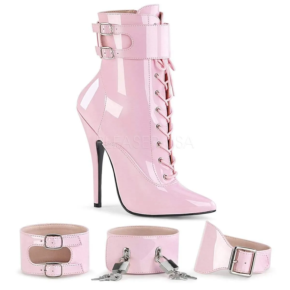 Fetish Ankle Cuff Boots