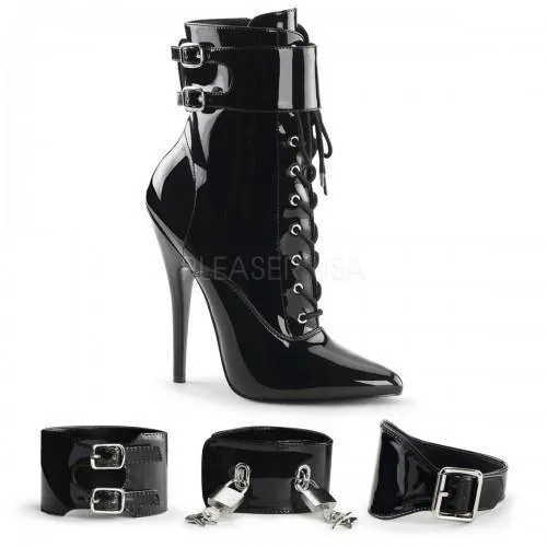 Fetish Ankle Cuff Boots