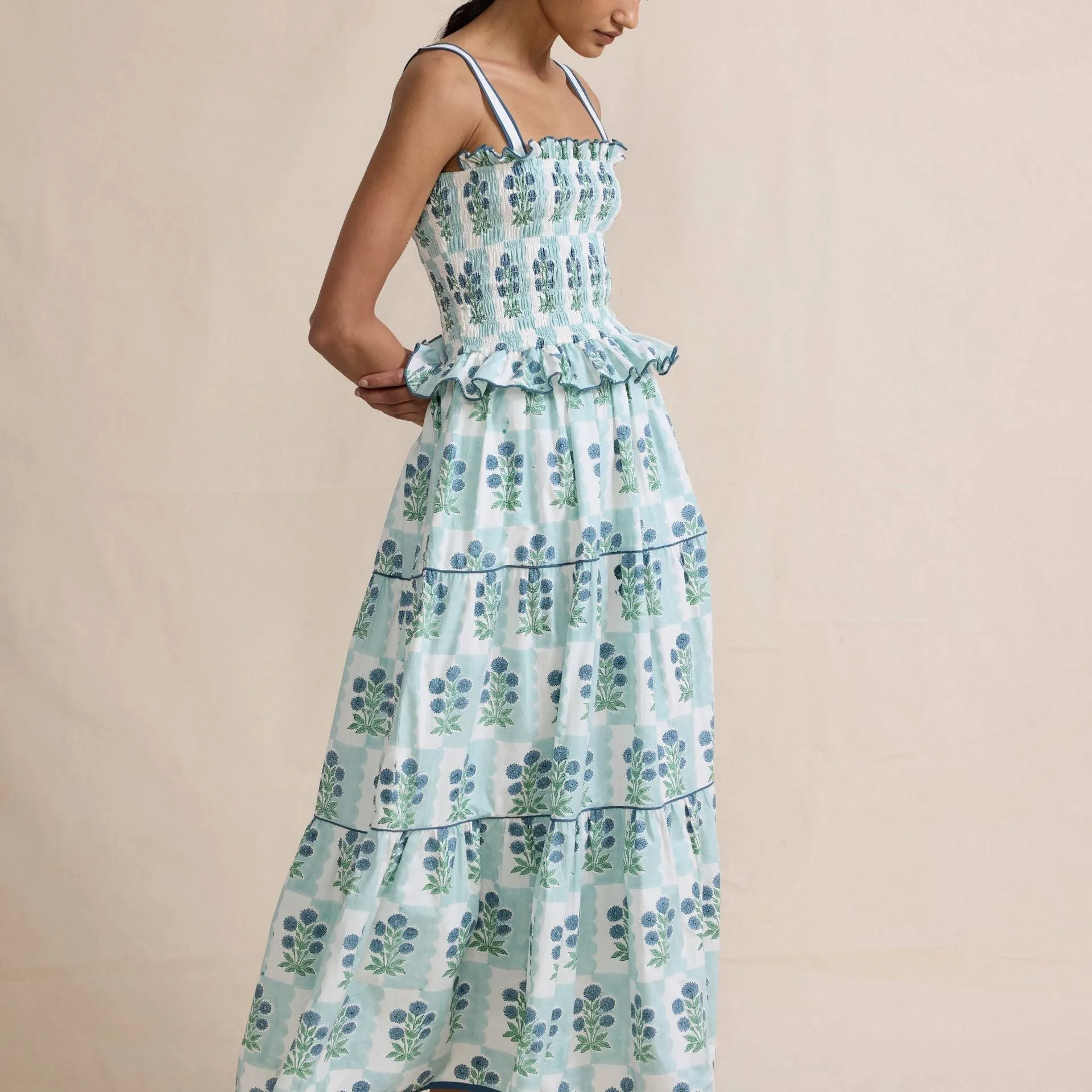 Ianthe  - Floral Tiered Maxi Dress
