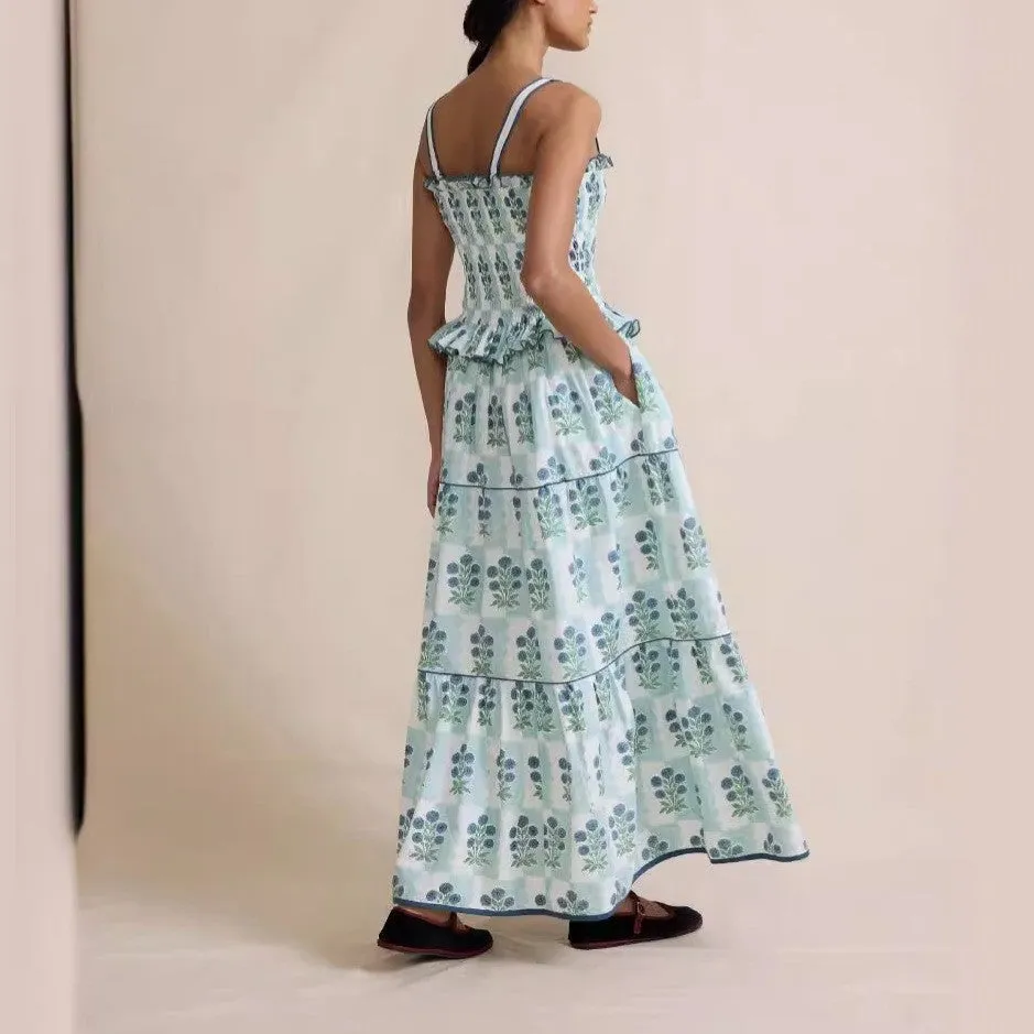 Ianthe  - Floral Tiered Maxi Dress