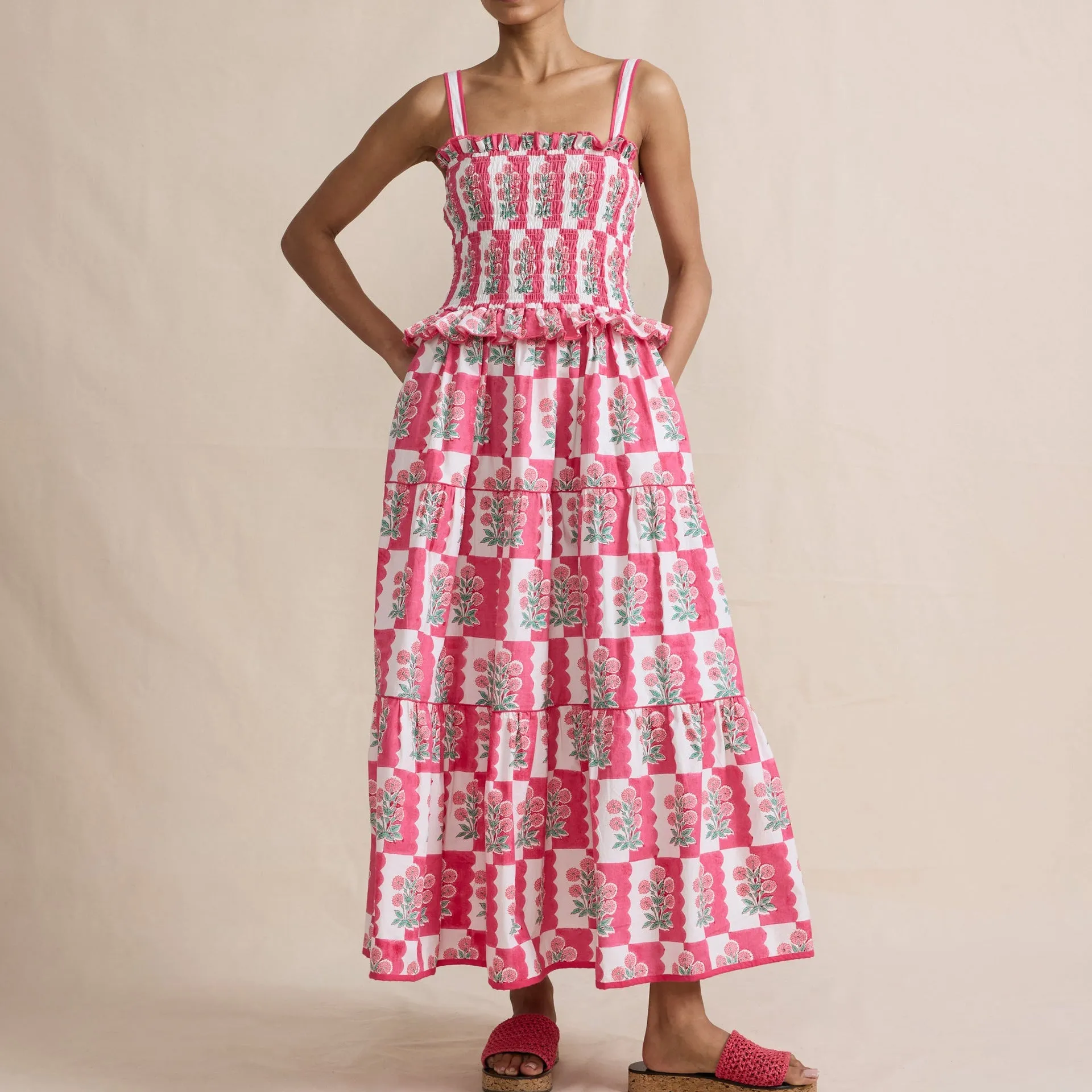 Ianthe  - Floral Tiered Maxi Dress