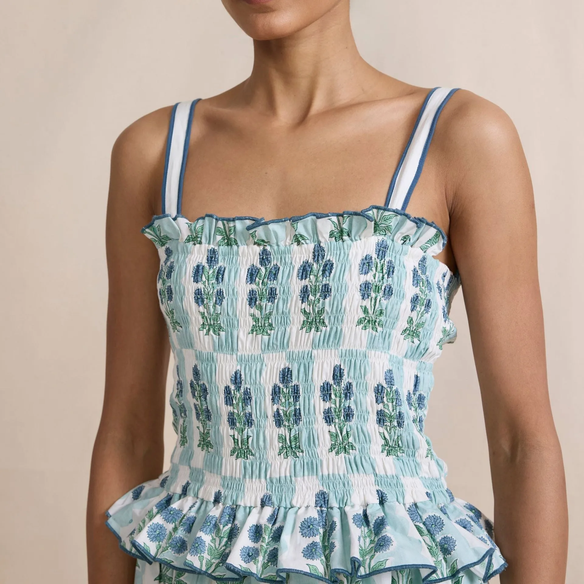 Ianthe  - Floral Tiered Maxi Dress
