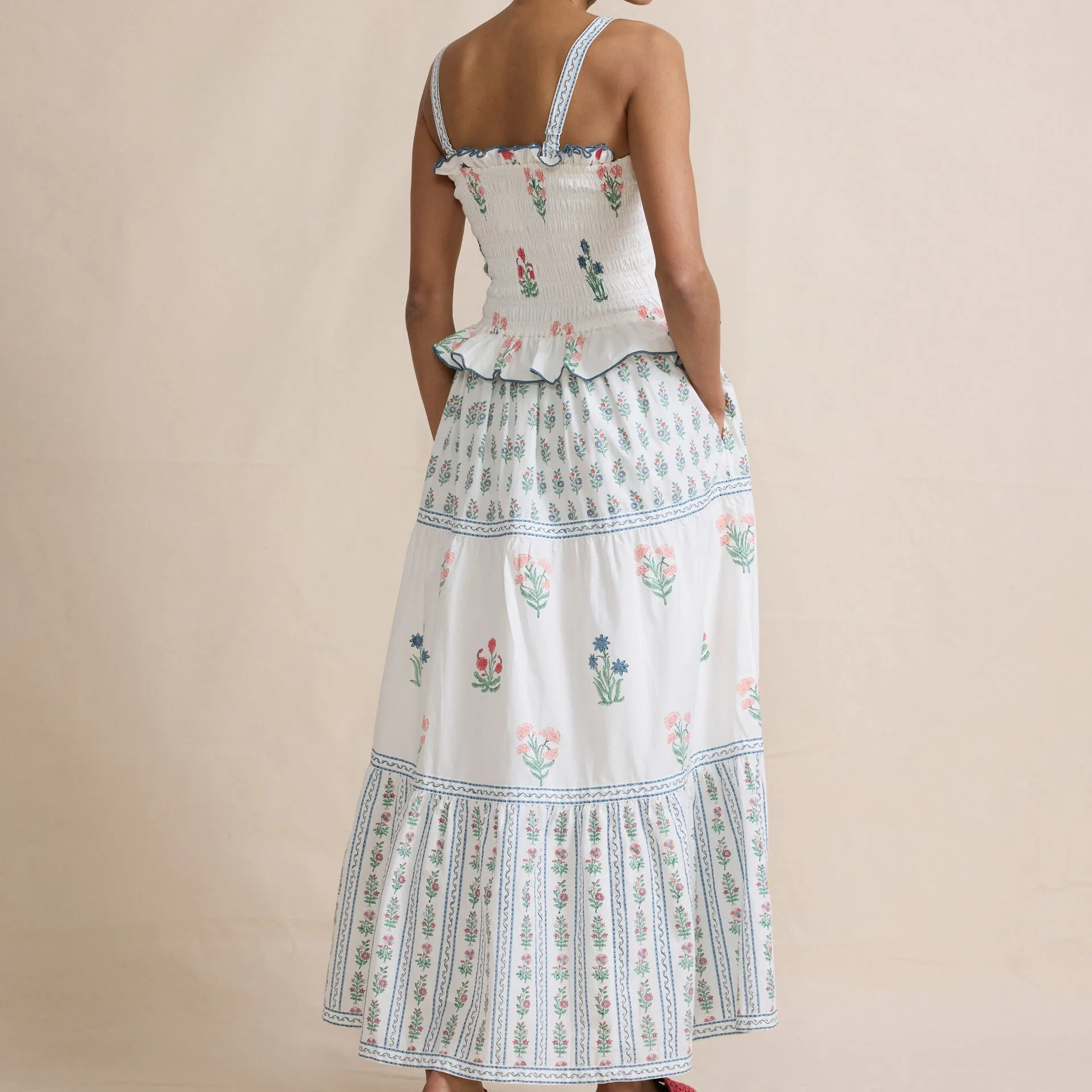Ianthe  - Floral Tiered Maxi Dress