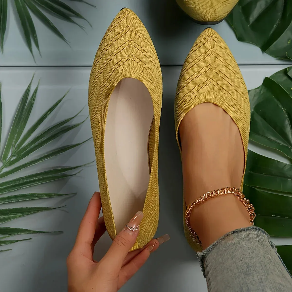 Ivyshape | Casual & Breathable Ballet Loafers