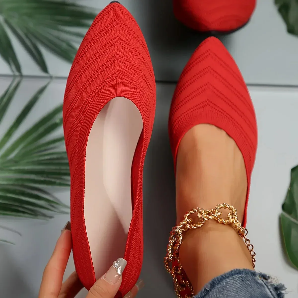 Ivyshape | Casual & Breathable Ballet Loafers