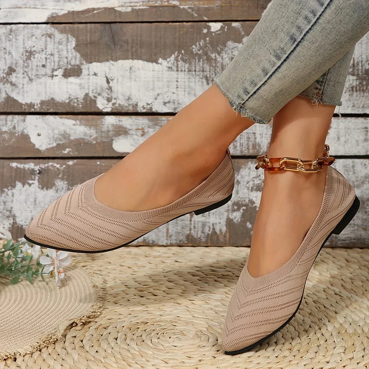 Ivyshape | Casual & Breathable Ballet Loafers