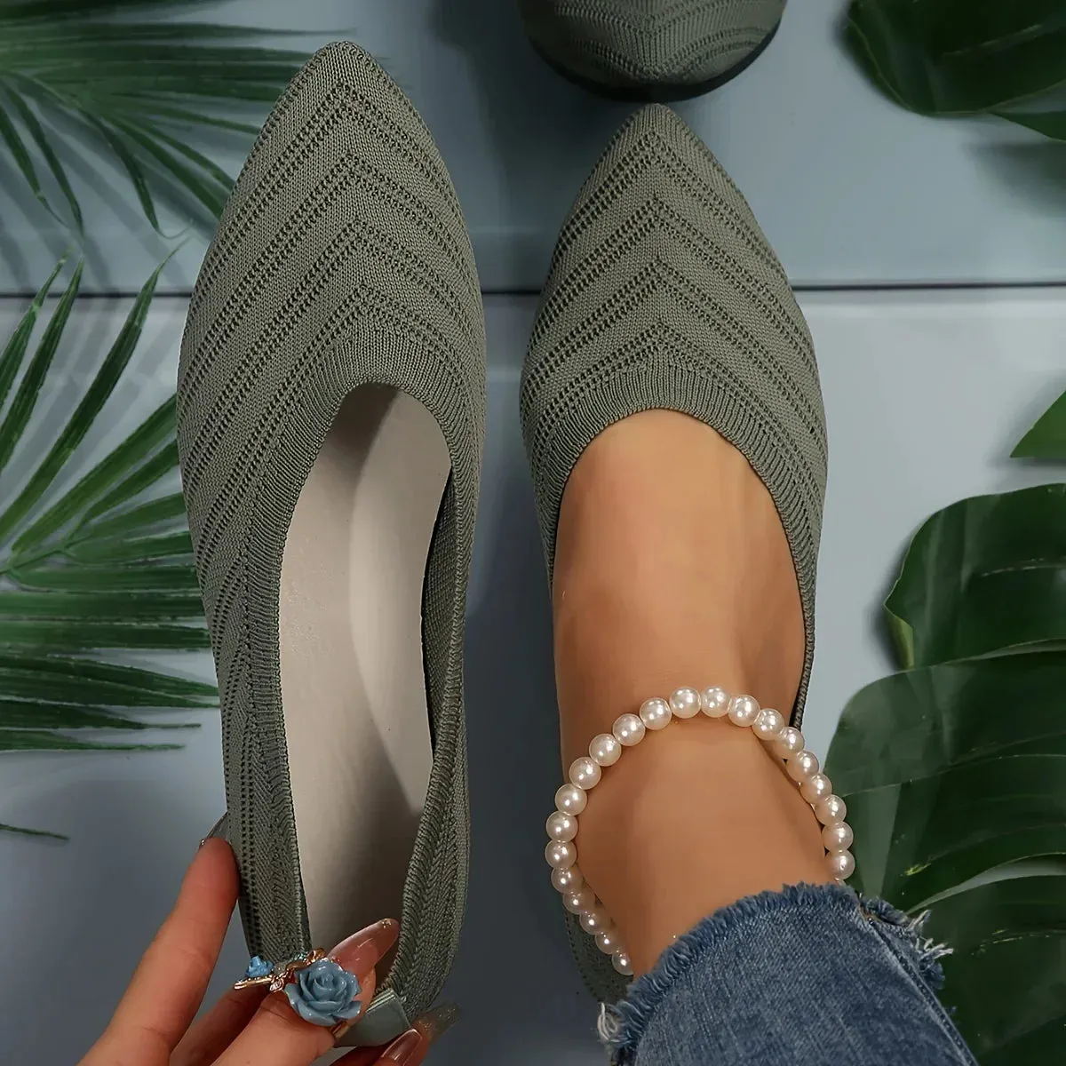 Ivyshape | Casual & Breathable Ballet Loafers