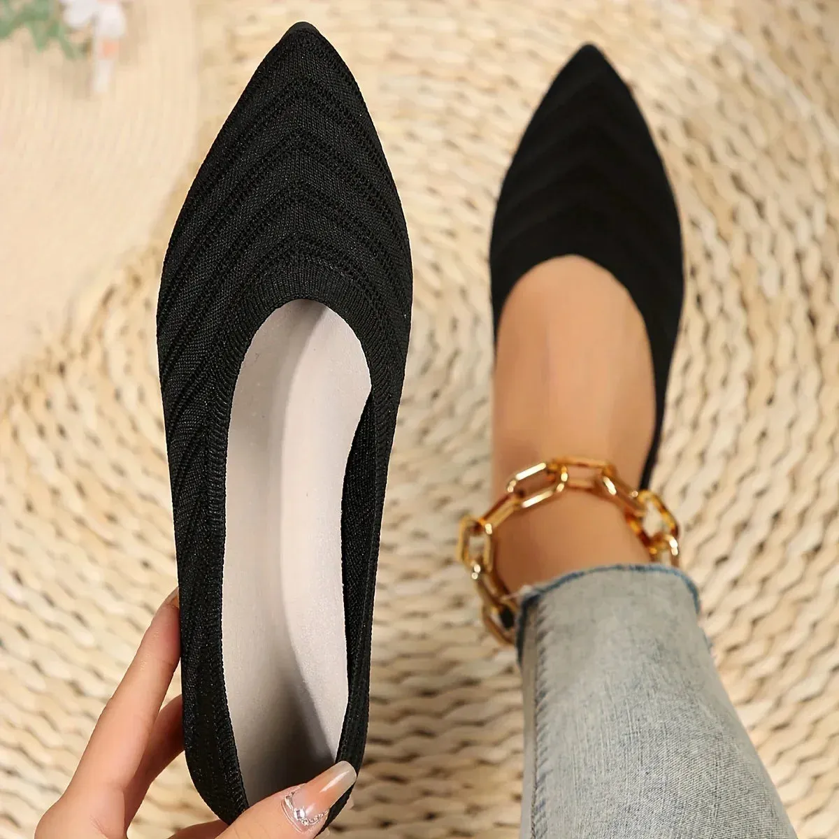 Ivyshape | Casual & Breathable Ballet Loafers