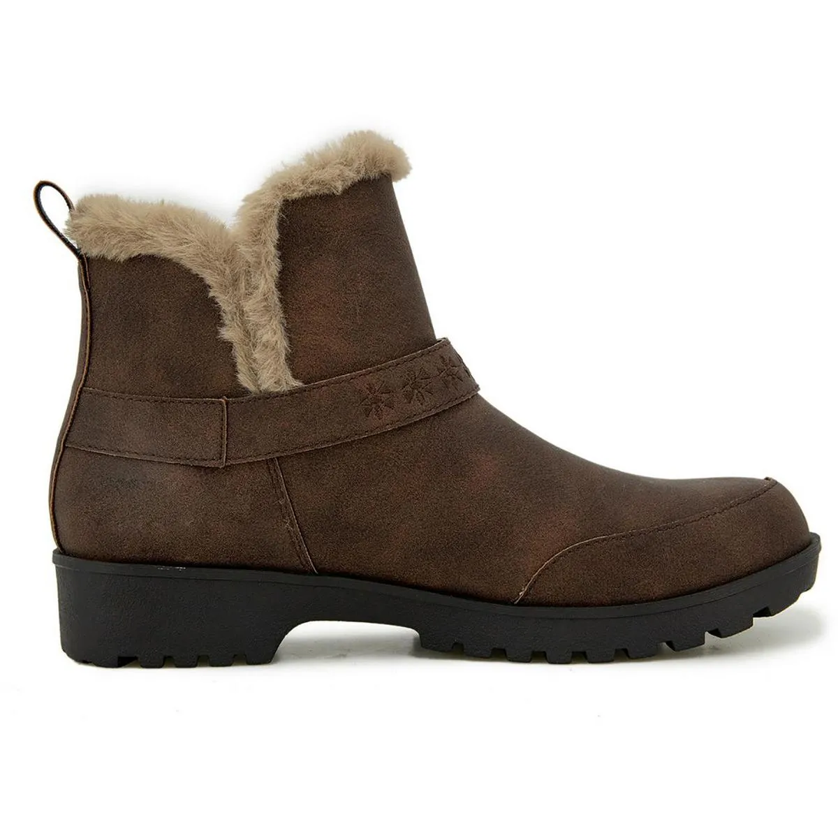 JBU by Jambu Womens Finland Faux Leather Ankle Boots