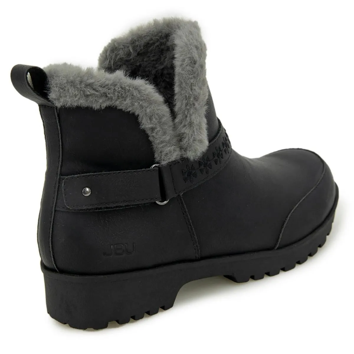 JBU by Jambu Womens Finland Faux Leather Ankle Boots
