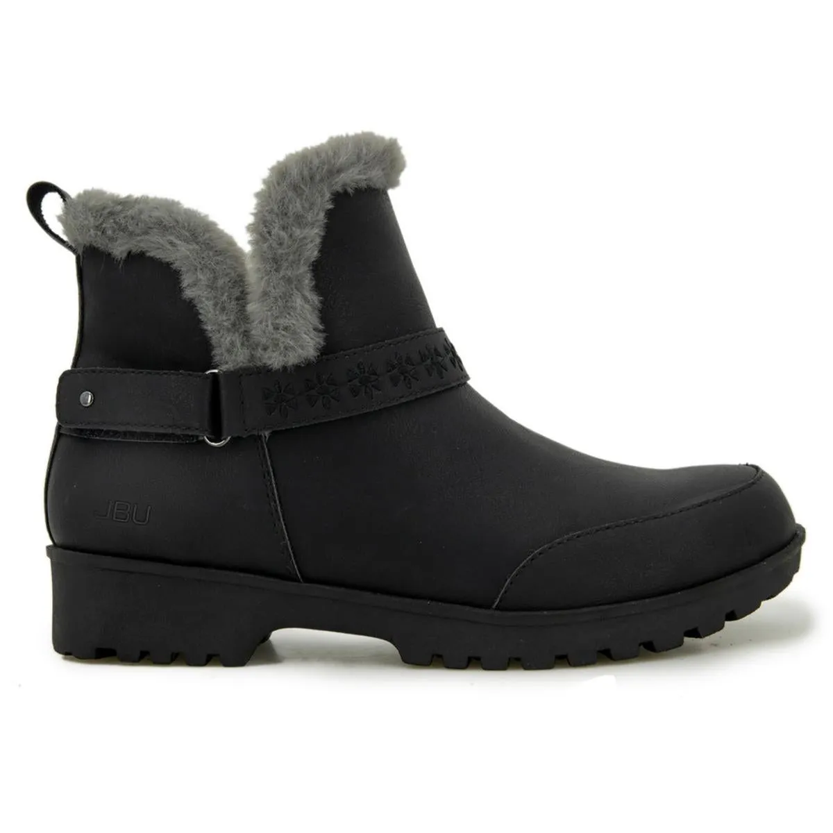 JBU by Jambu Womens Finland Faux Leather Ankle Boots