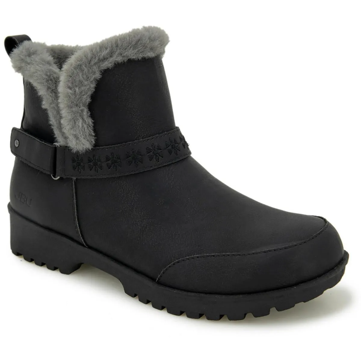 JBU by Jambu Womens Finland Faux Leather Ankle Boots