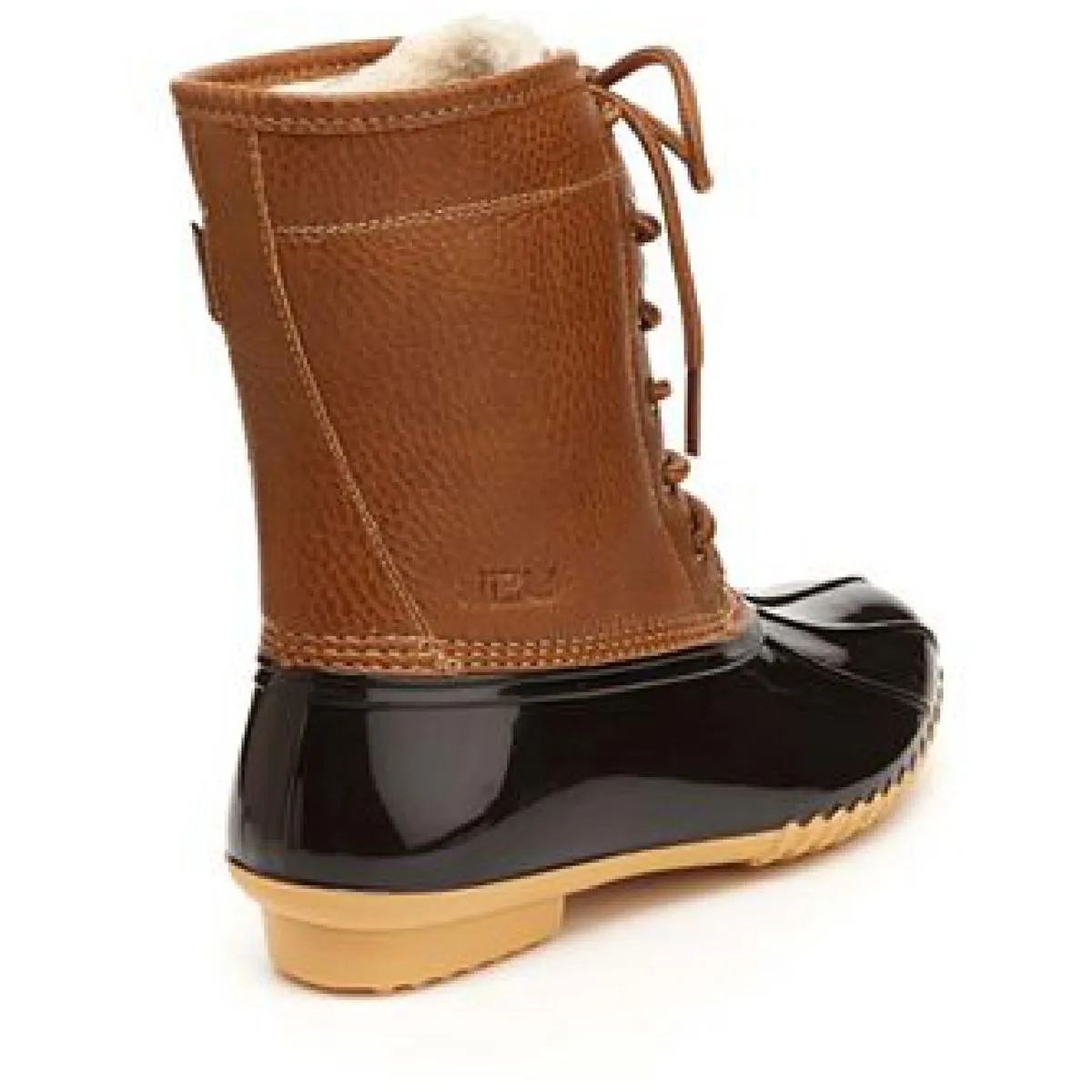 JBU by Jambu Womens Maplewood Faux Leather Lace-Up Rain Boots