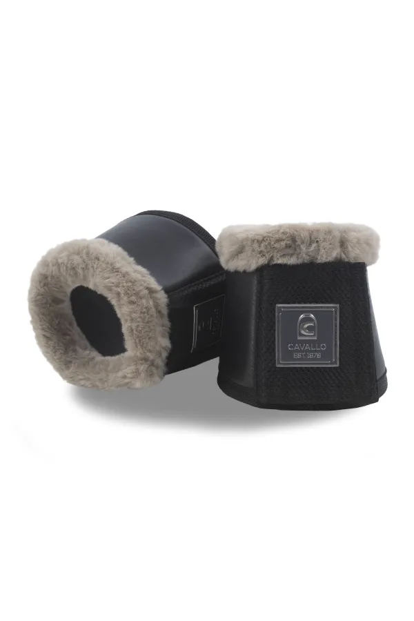 Jodi Fur-Trimmed Bell Boots