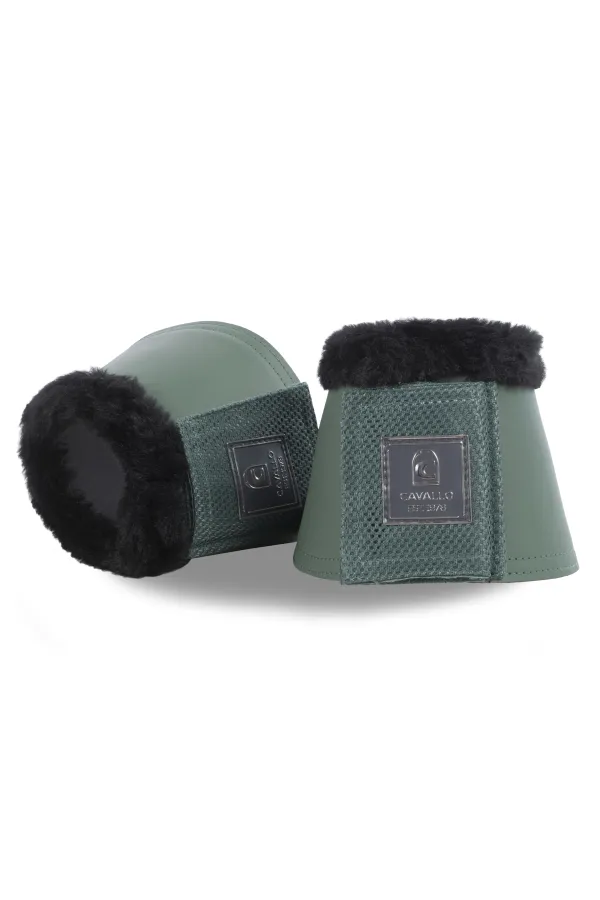 Jodi Fur-Trimmed Bell Boots
