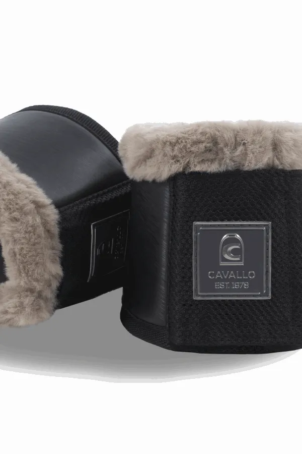 Jodi Fur-Trimmed Bell Boots