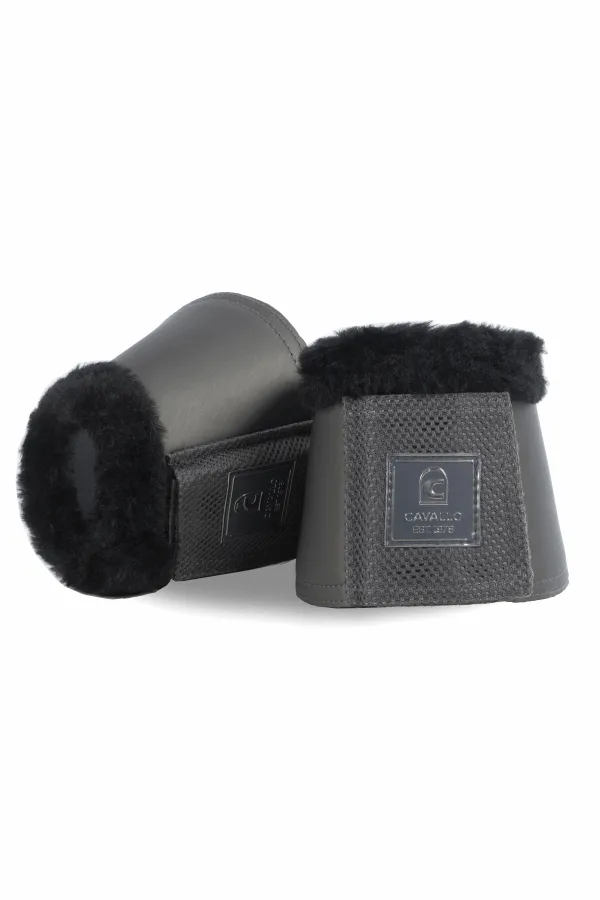 Jodi Fur-Trimmed Bell Boots