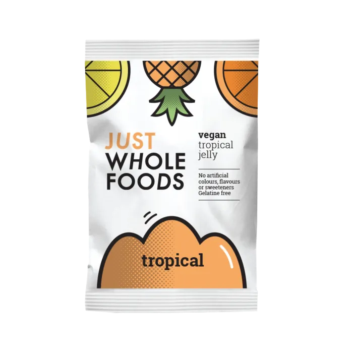 Just Wholefoods Tropical Twist Vegan Jelly Crystals 85g
