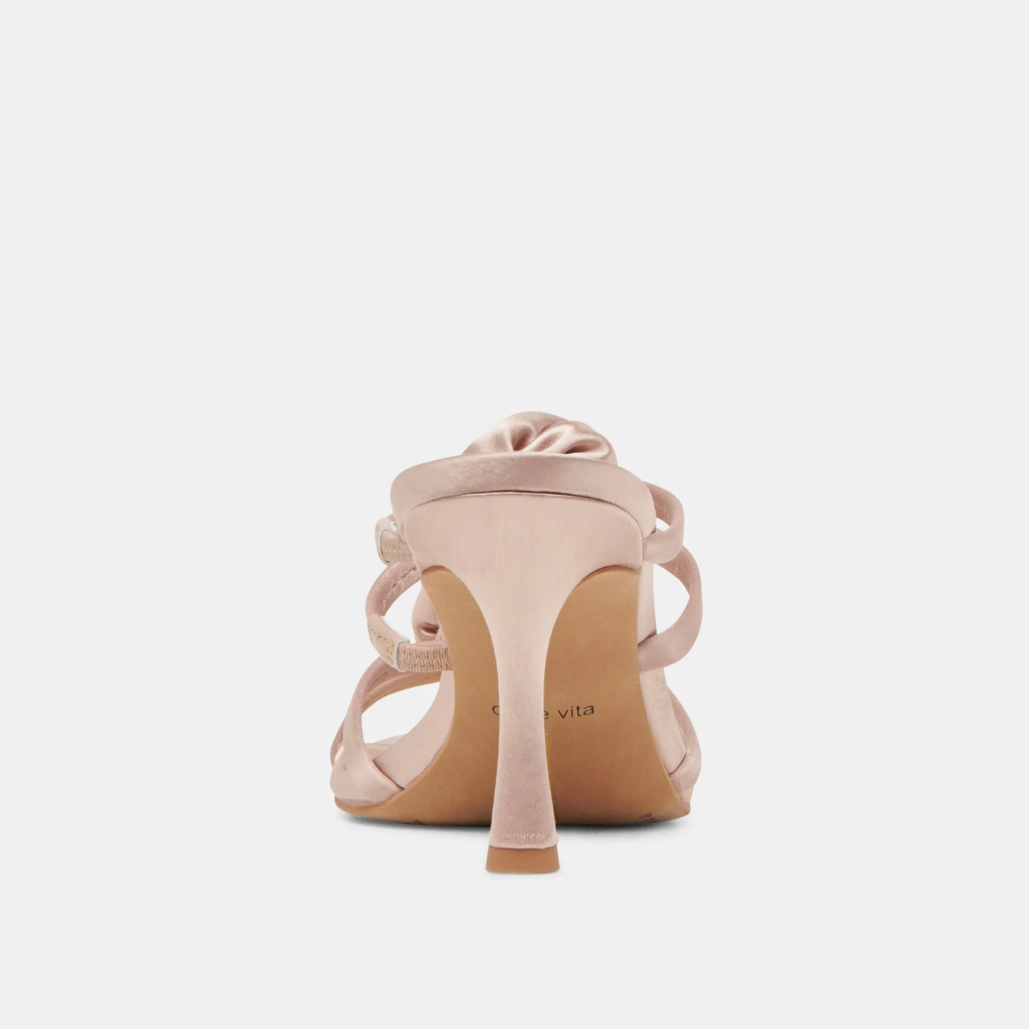 LINZY HEELS LT BLUSH SATIN