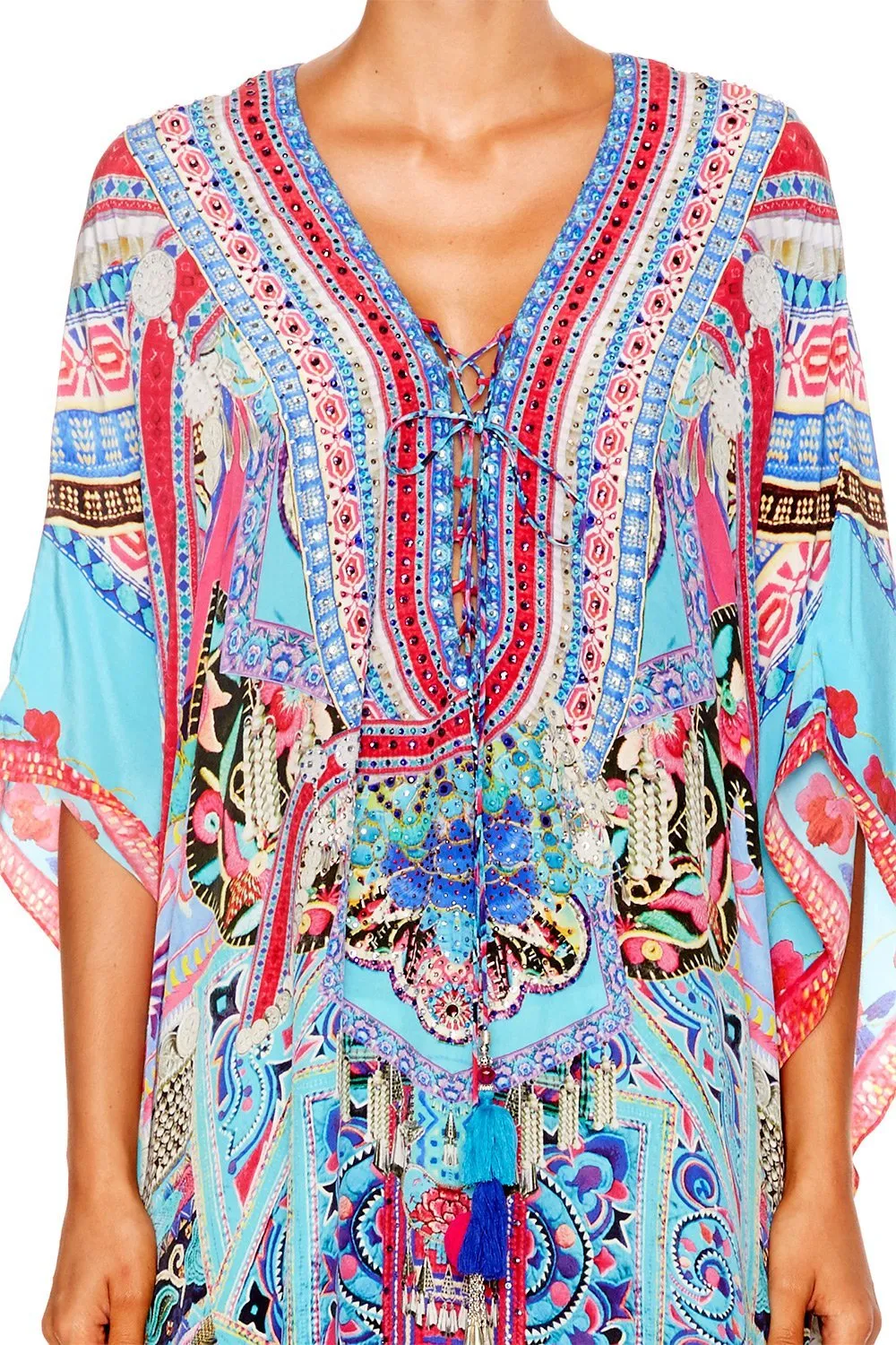 LONG LACE UP KAFTAN FESTIVAL FRIENDS