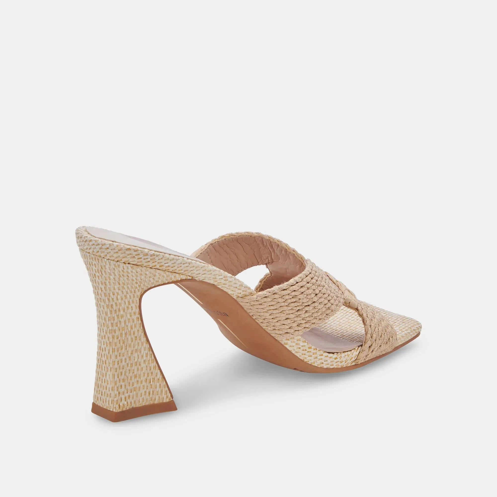 Lt Natural Raffia Nitro Heels
