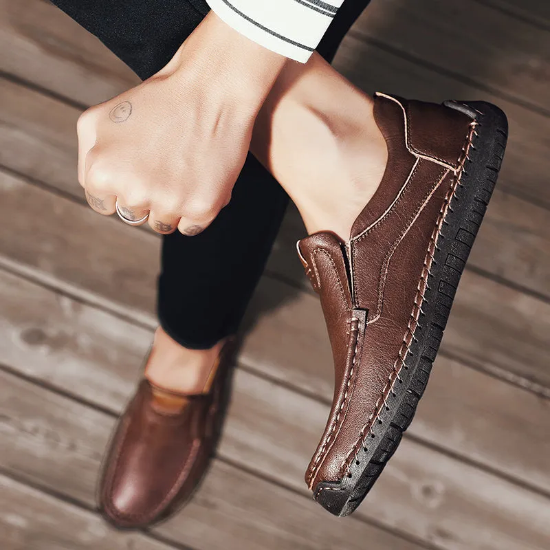 Men's Casual Breathable Loafers Luxury Moccasins Shoes | 9918