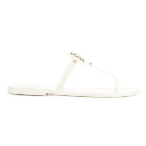Mini Miller White Jelly Sandals