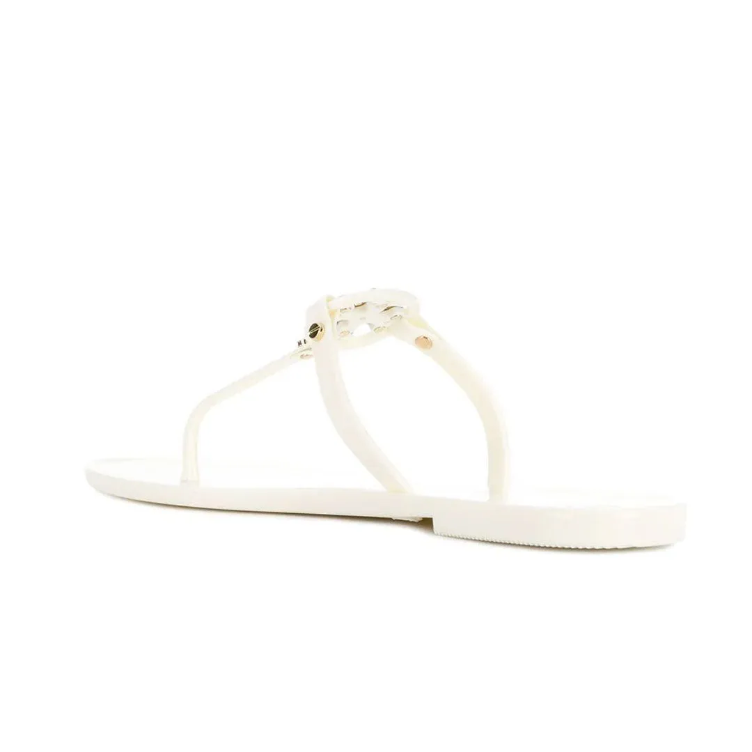 Mini Miller White Jelly Sandals
