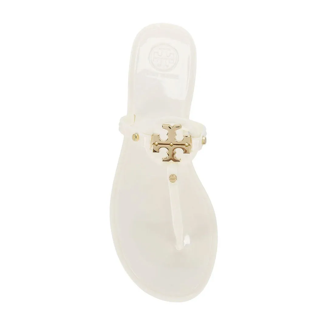 Mini Miller White Jelly Sandals