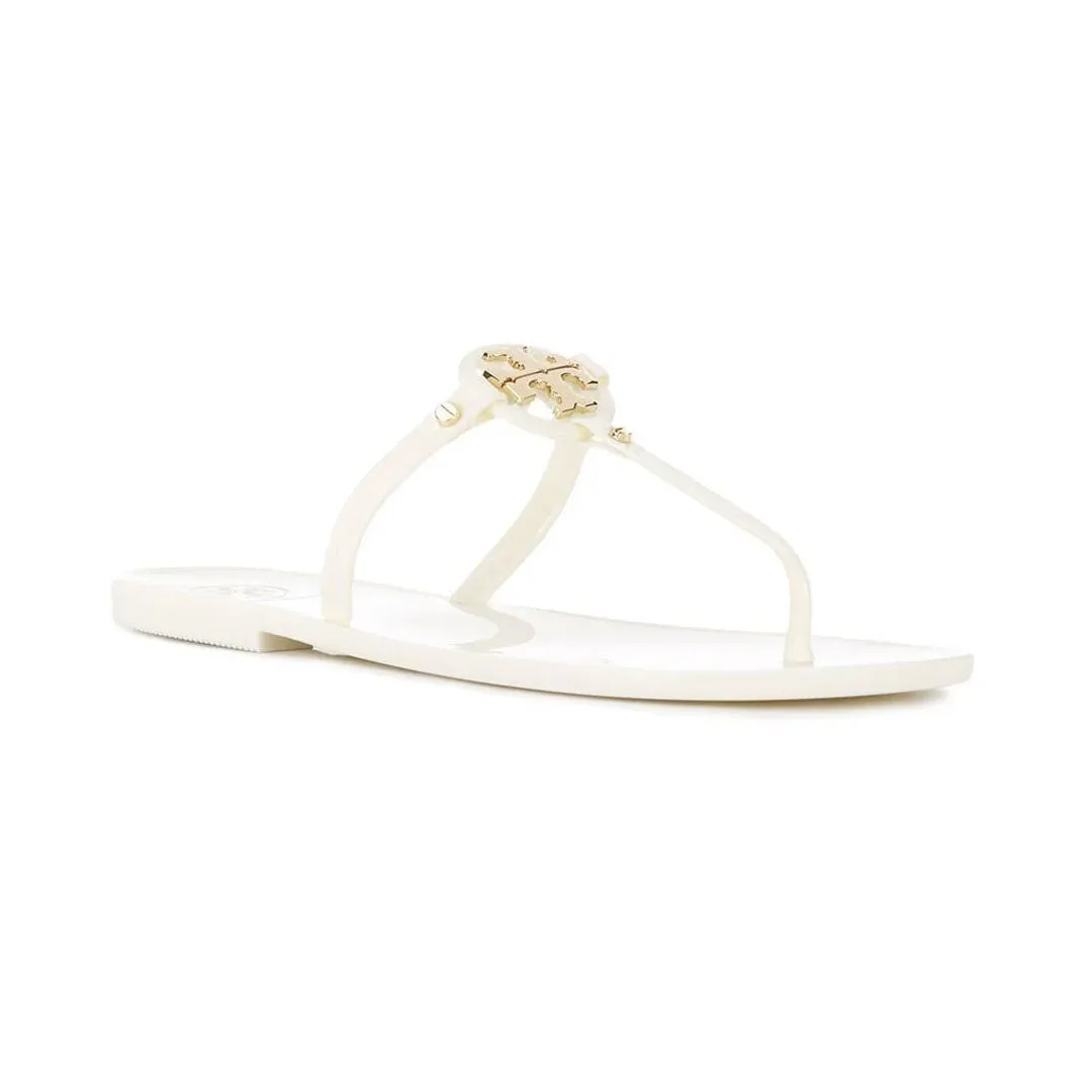 Mini Miller White Jelly Sandals